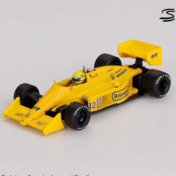 Lotus-Honda 99T #12 Ayrton Senna 1987 Monaco Grand Prix Winner 1:64-1