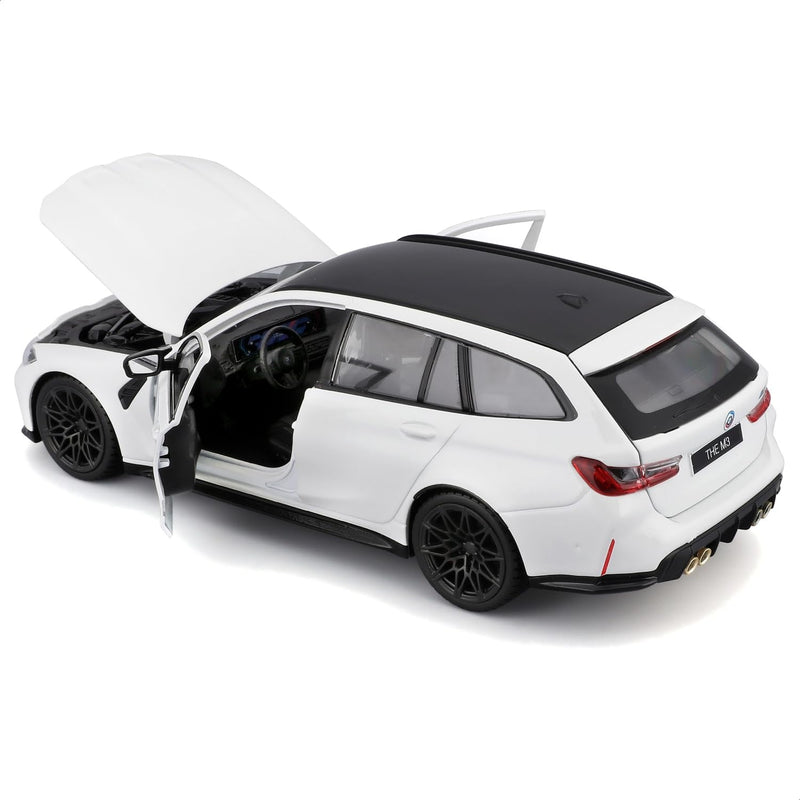 BMW M3 Touring G81 2023 White 1:24-3