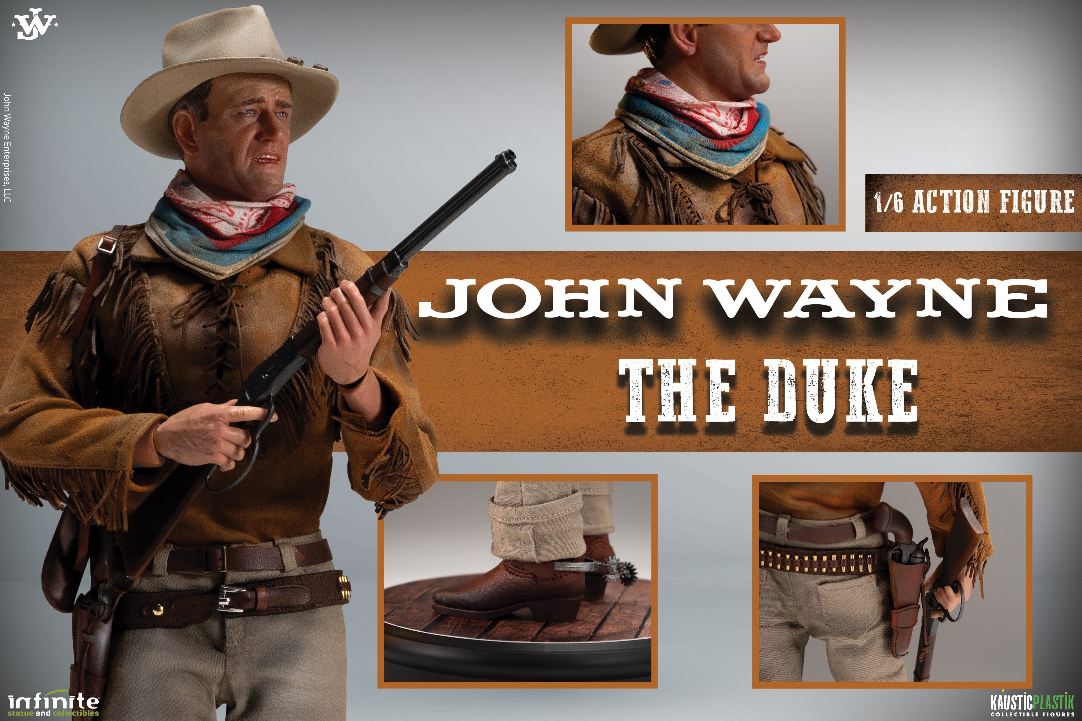 John Wayne The Duke 1/6 Action Figure Standard Version-13